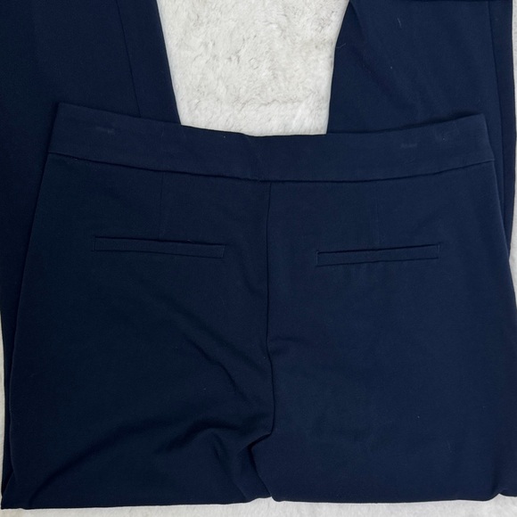 NWOT LOFT Navy Blue Cropped Pants 4P - Picture 9 of 11